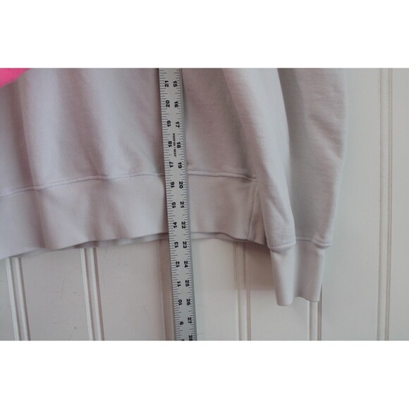AGOLDE Women’s  Folded Sleeve Sweatshirt Off White Size XS - Picture 11 of 12